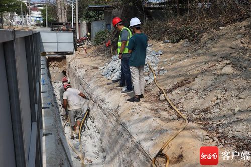 昌江全力推进污水管网建设改造项目