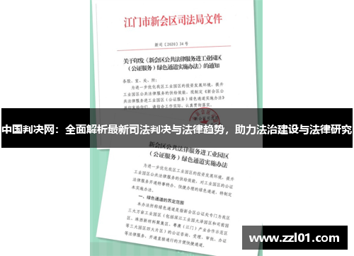 中国判决网：全面解析最新司法判决与法律趋势，助力法治建设与法律研究